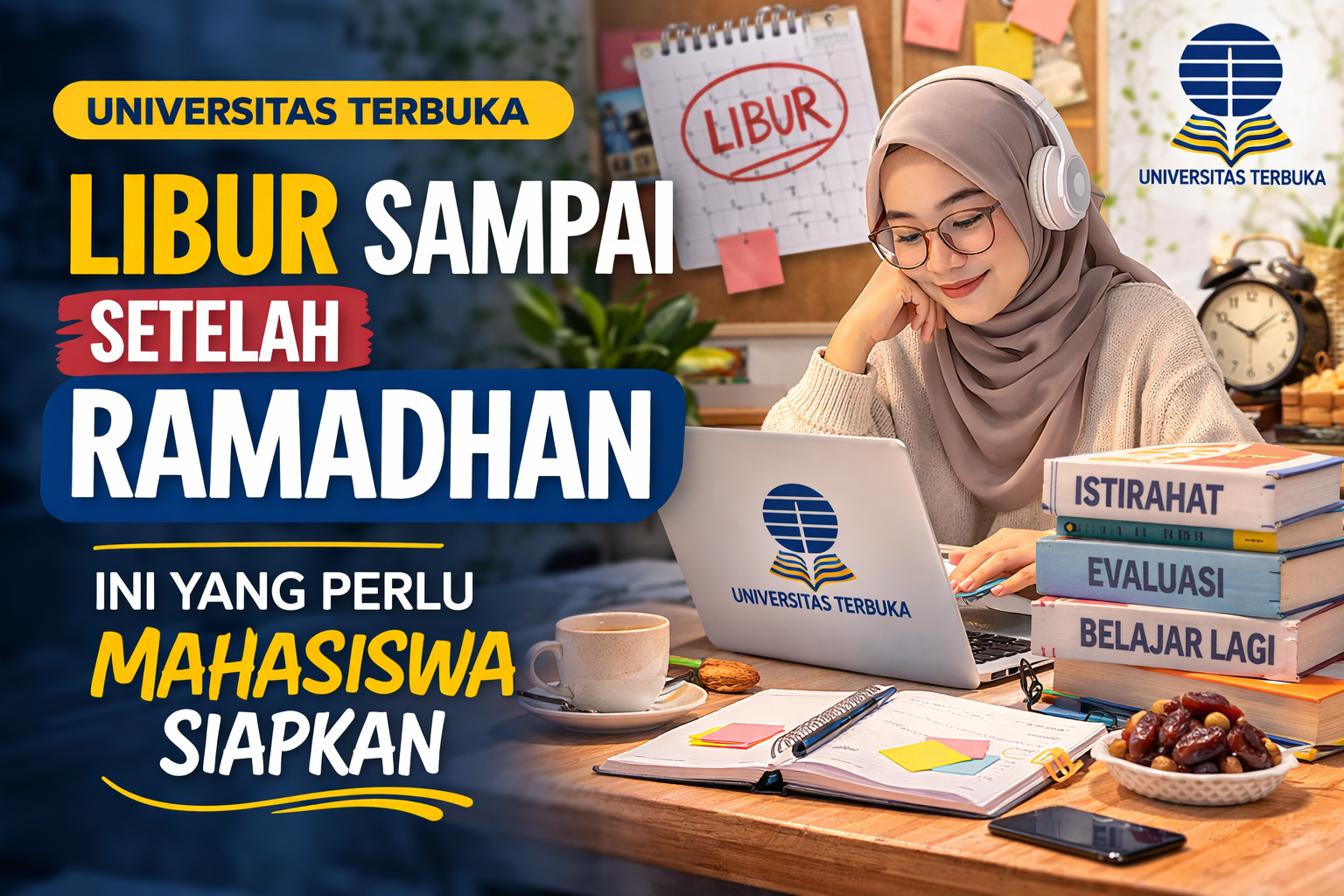 Universitas Terbuka Libur Sampai Setelah Ramadhan, Ini yang Perlu Mahasiswa Siapkan